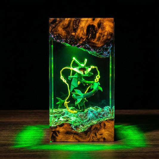 Rayquaza Resin Lamp