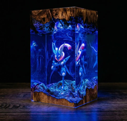 Greninja Resin Lamp