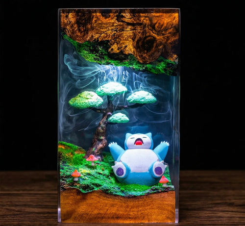 Snorlax Resin Lamp
