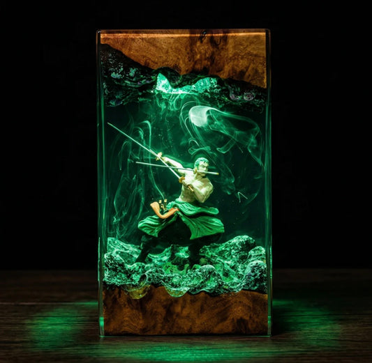 Zoro Resin Lamp